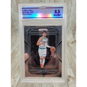 LaMelo Ball 2022-23 Panini Donruss Prizm Silver Holo Prizm #150 CCG 8.5